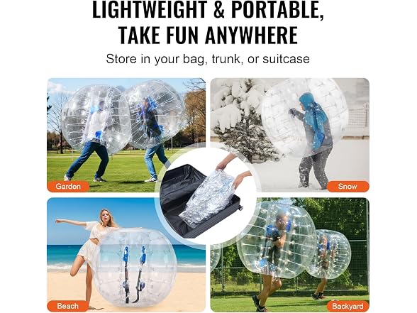 Inflatable Bumper Balls 2-Pack, 4FT/1.2M Body