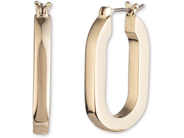 Karl Lagerfeld Paris Link Hoop Earrings