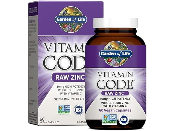 Garden of Life Zinc 60ct