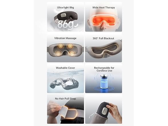 Bear Heated Eye Massager Sleep Mask