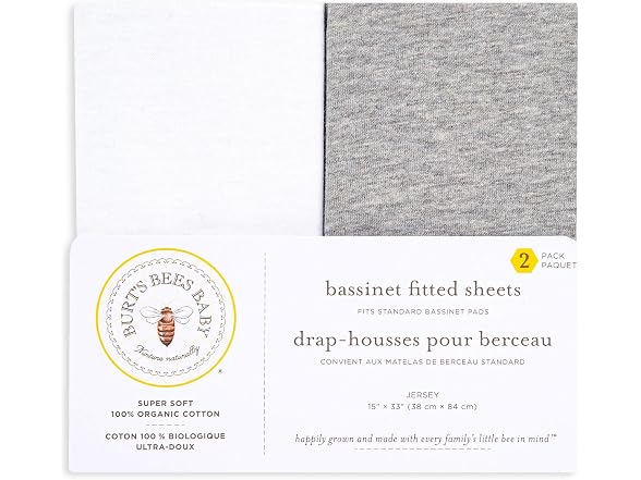 Burt's Bees Baby Bassinet Sheet