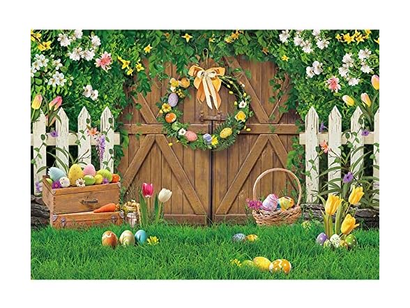 Maijoeyy Vinyl 7x5ft Green Easter