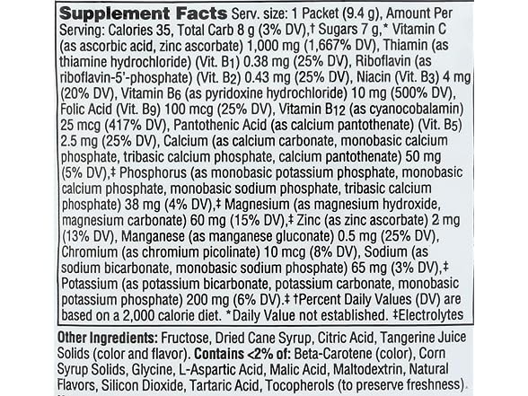 Alacer Emergen C Tangerine Packet 0.33 Ounce