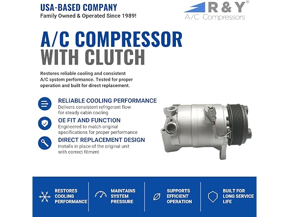 RY AC Compressors R & Y A/C Compressors - FG671
