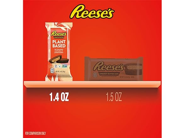 Reeses Plant Based Oat Choc PB Cups 12ct