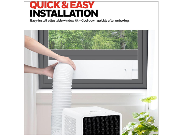 Honeywell HX2CESAWG8 8,000BTU Portable AC w/Fan+DH