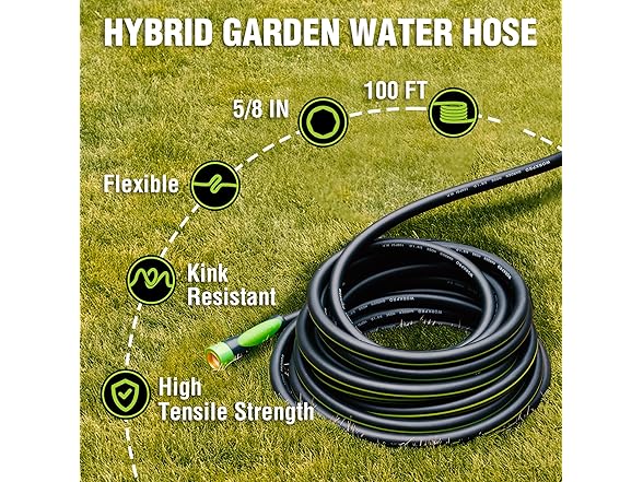 WORKPRO Garden Hose 5/8 in.x 100ft Pink