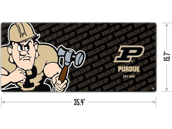 YouTheFan NCAA Purdue Boilermakers Logo Series Desk Pad