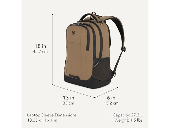 SWISSGEAR Cecil 18-Inch Laptop Backpack