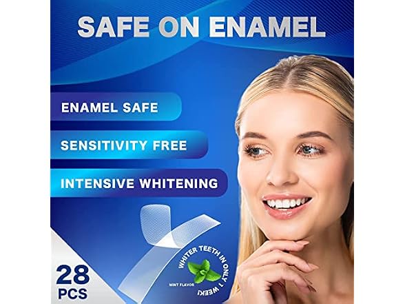 Sensitive Teeth Whitening Strips Kit