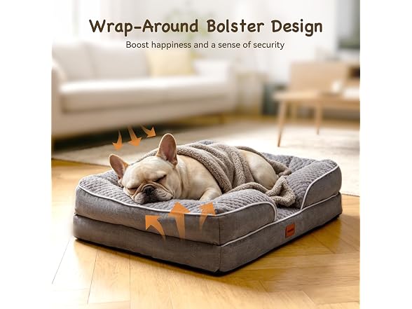 NAPWAYS Orthopedic XL Dog Bed Extra Large