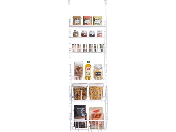 Smart Design Over The Door 6-Tier Adjustable Organizer