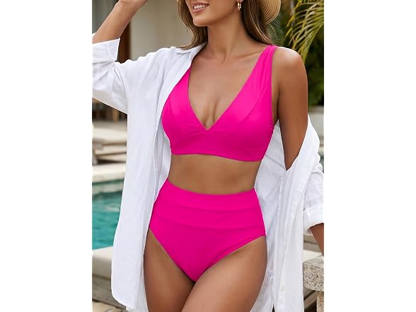 Hilinker Women (XL) High Waisted Bikini Swimsuits