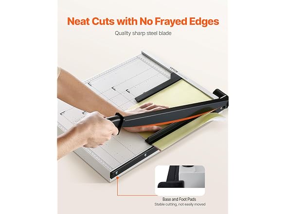 Paper Cutter, Guillotine Trimmer, 18" Cut