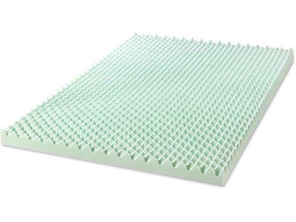 Best Price Mattress 4" Egg Crate Mattress Topper, Twin