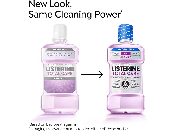 Listerine Total Care Mouthwash Mild Mint 16.9oz