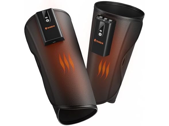 QUINEAR Cordless Calf Massager with Heat and Compression