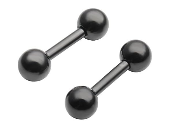 Stainless Steel Barbell Stud Earring
