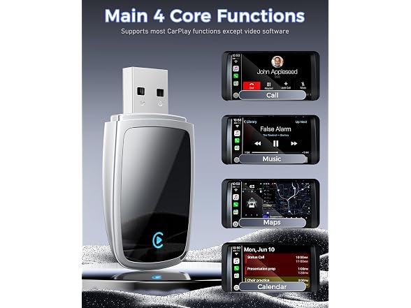 vnilrgle Wireless CarPlay Adapter 2026
