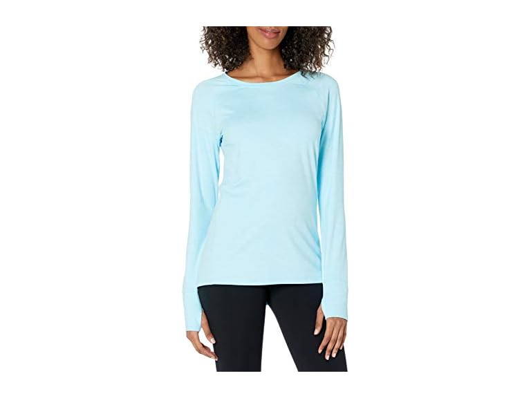 AE Womens LS Workout Top Brushed Tech Stretch - Gallery 12