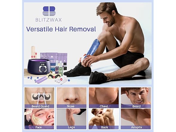 BLITZWAX Brazilian and Bikini Waxing Kit