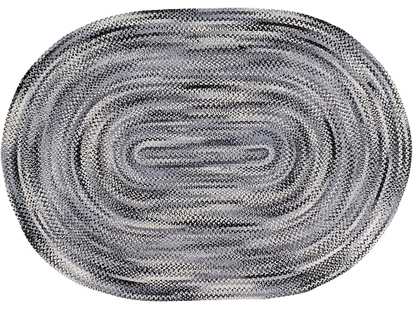 Better Trends Ombre Braided Area Rug, 20" x 30"
