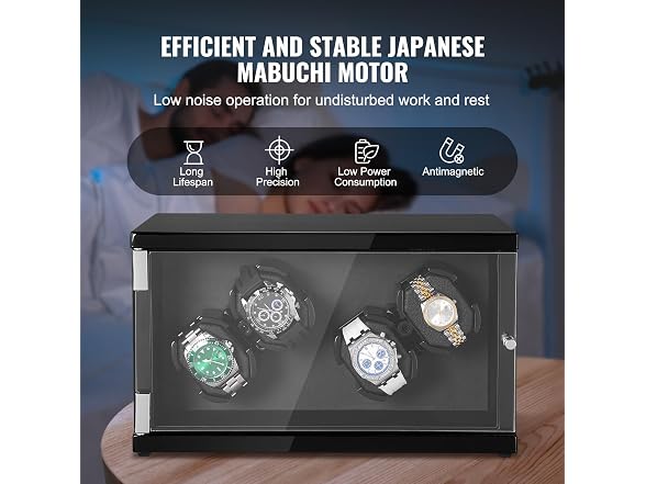 Watch Winder, Watch Winder for 4 Men's and