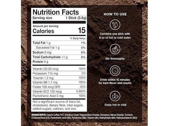 24ct VitaCup Genius Instant Coffee Packets