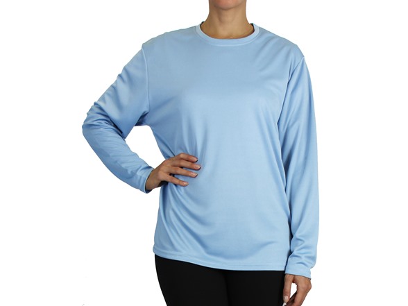 4Pk Womens L/S Performance T-Shirt