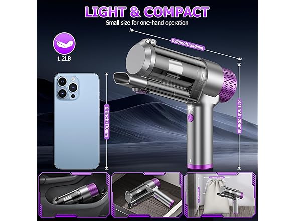 EYYA Handheld Car Vacuum