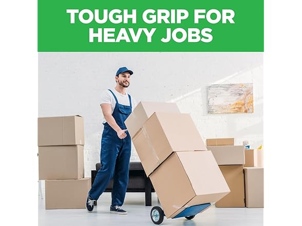 Scotch Tough Grip Moving Packing Tape, Clear 3Pk