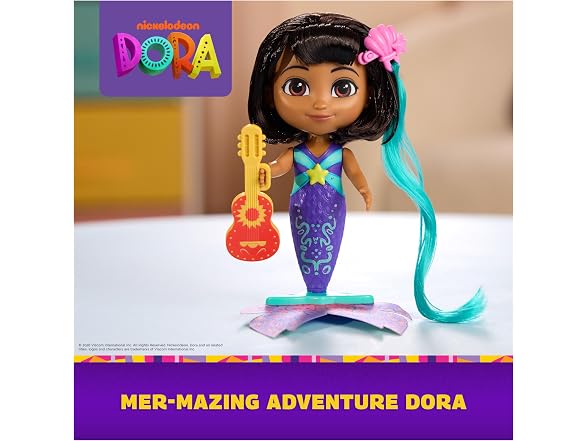 Dora Mer-Mazing Adventure Color Changing Mermaid Doll & Accessories