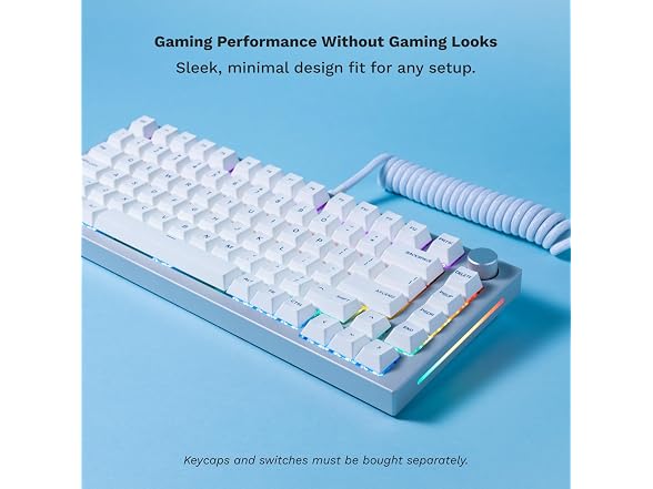 Glorious GMMK PRO 75% Barebones White Frame