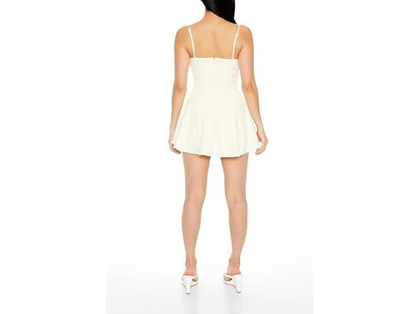 Forever 21 (S) Lace-Up Sweetheart Mini Dress