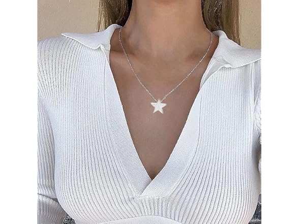 KliSa Simple Star Necklace Choker