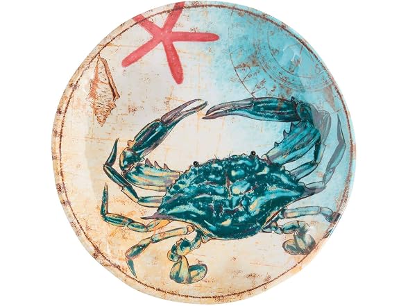 Supreme Housewares 4-Piece 6 Inch Melamine Roun