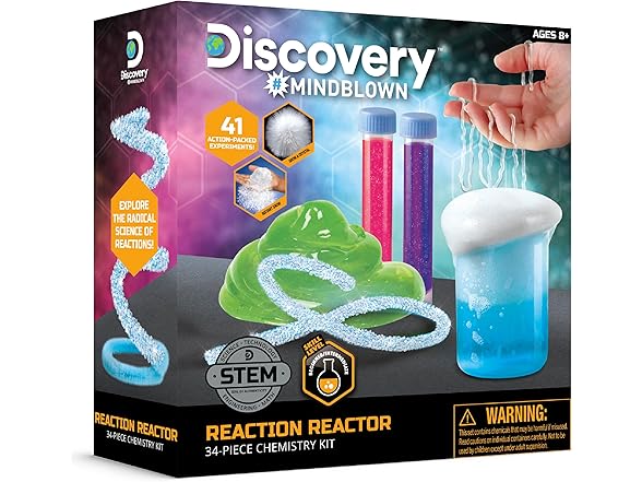 Discovery Reaction Lab Chemistry Set