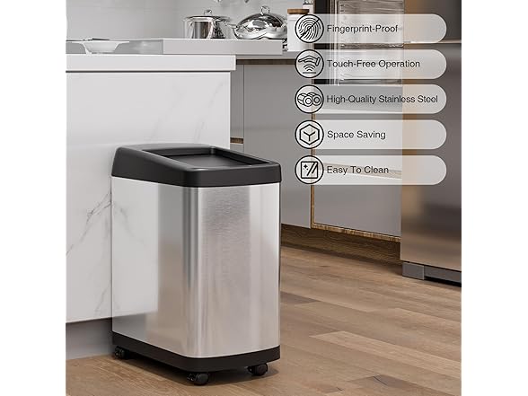 ELLO&ALLO 13gal Sensor Trash Can