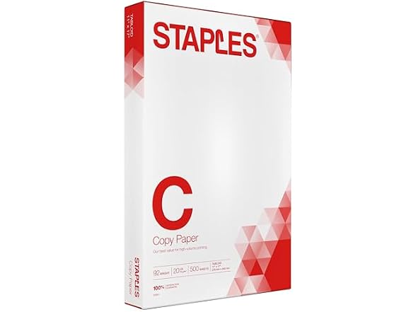 Staples Copy Paper