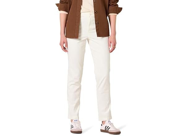 Amazon Essentials Women High-rise Pant Tan