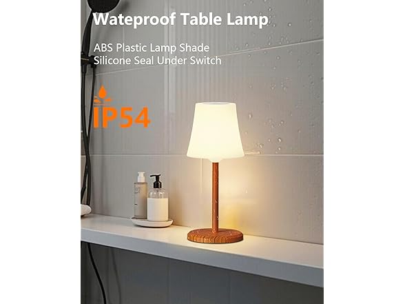 Wood Grain 2 Pack Touch Lights