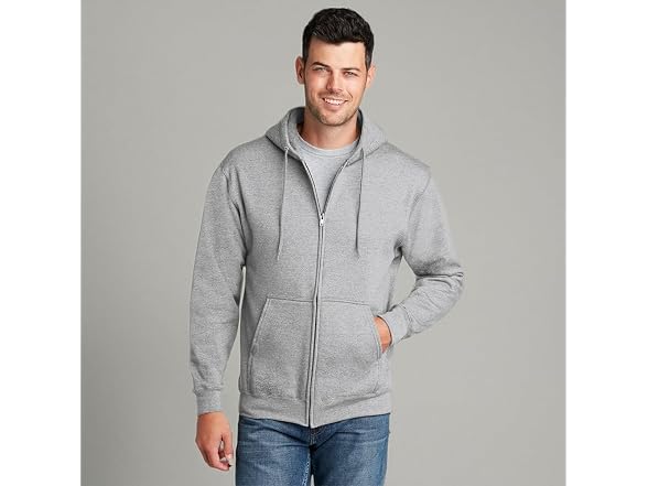 Port & Co Men (S) Core Fleece Full-zip Sweatshirt