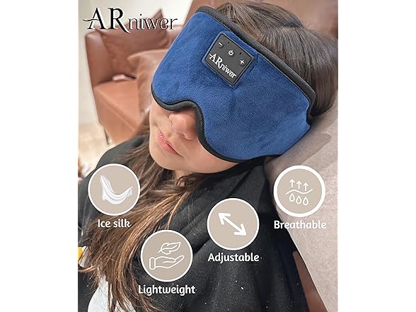 ARniwer Bluetooth Music Eye Mask