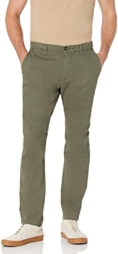 Amazon Essentials Men's Athletic-Fit Casual Stretch Chino Pant (Available in Big & Tall), Olive, 30W x 29L