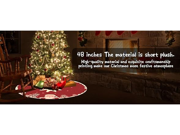 Christmas Tree Skirt 48 Inch