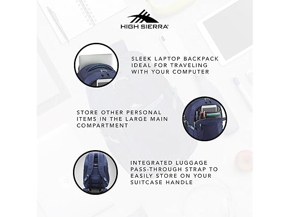 High Sierra Travel Bag, Navy/Graphite Bl