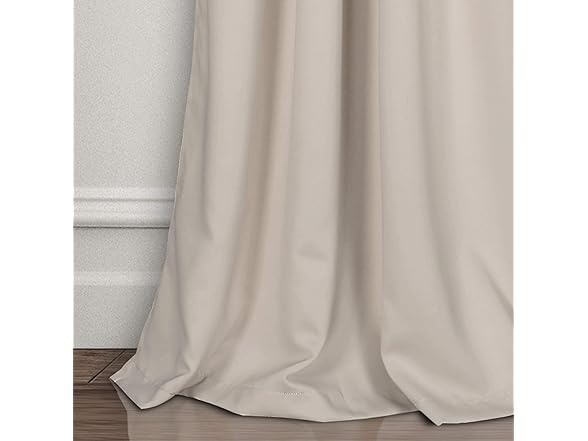 Lush Decor Grommet Blackout Curtain Panels, 52" W x 120" L