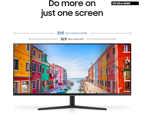 Samsung 34" QHD Monitor | LS34C502GANXZA