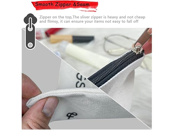 Hookoome Funny Canvas Makeup Bag