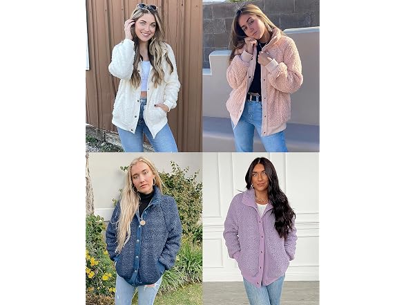 Merokeety Women (XL) Winter Long Sleeve Jacket